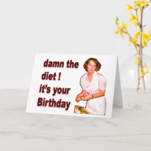 Birthday-kaart Kaart (Gele Bloem)