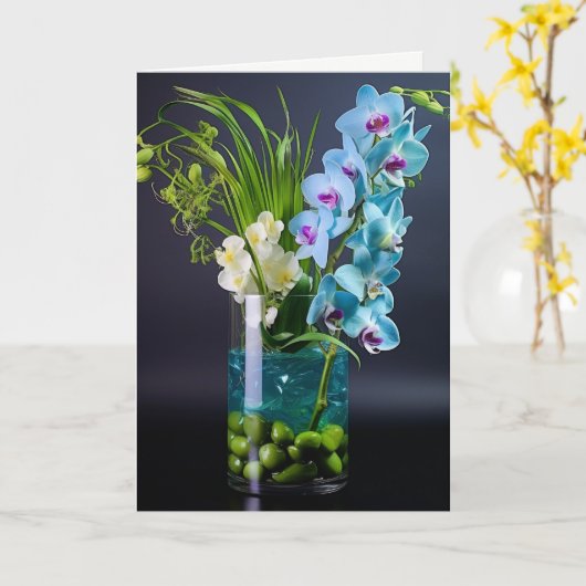 Birthday-kaart Kaart (Gele Bloem)