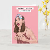 Birthday-kaart Kaart (Gele Bloem)