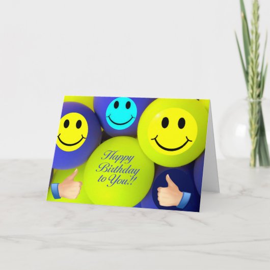 Birthday-kaart Kaart (Voorkant)