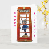 Birthday-kaart Kaart (Gele Bloem)