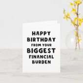 Birthday-kaart Kaart (Gele Bloem)