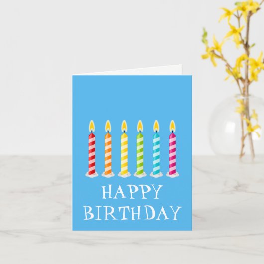 Birthday-kaart Kaart (Gele Bloem)