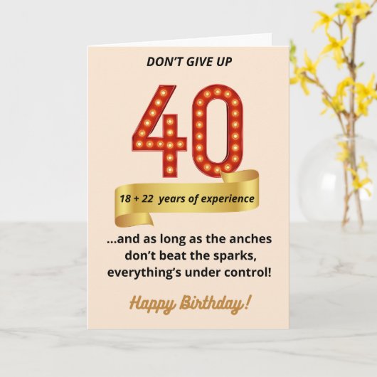 Birthday-kaart Kaart (Gele Bloem)