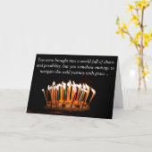 Birthday-kaart Kaart (Gele Bloem)