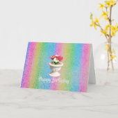 BIRTHDAY-KAART KAART (Gele Bloem)