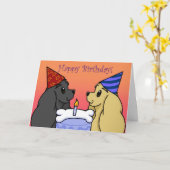 Birthday-kaart Kaart (Gele Bloem)