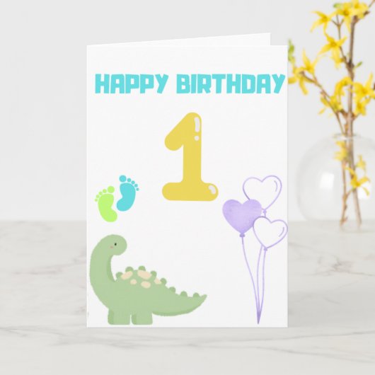 Birthday-kaart Kaart (Gele Bloem)