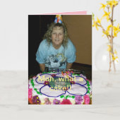 Birthday-kaart Kaart (Gele Bloem)