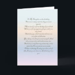Birthday-kaart Kaart<br><div class="desc">Pearl Pastel birthday greeting verse on the front for a special daughter.</div>