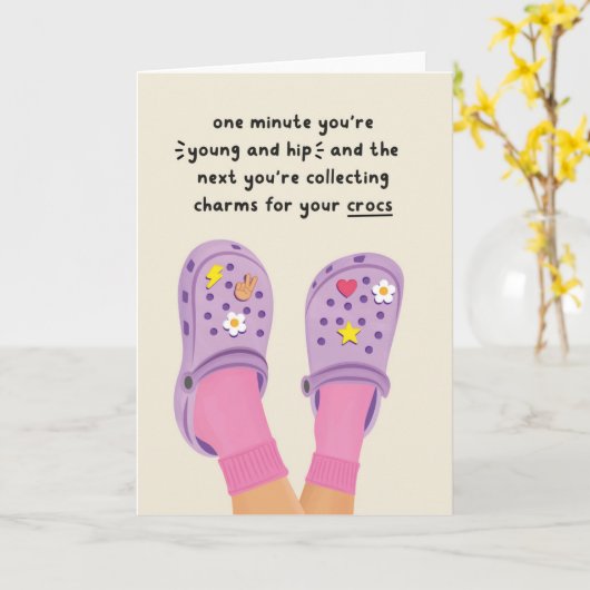 Birthday-kaart Kaart (Gele Bloem)