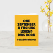 Birthday-kaart Kaart (Gele Bloem)