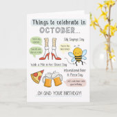 Birthday-kaart Kaart (Gele Bloem)