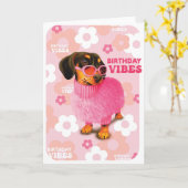 Birthday-kaart Kaart (Gele Bloem)