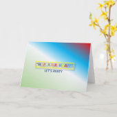 Birthday-kaart Kaart (Gele Bloem)