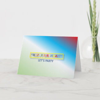 Birthday-kaart Kaart