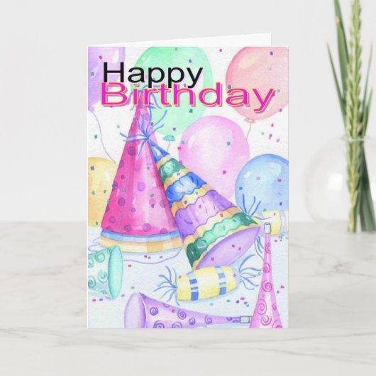 Birthday-kaart Kaart (Voorkant)