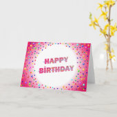 Birthday-kaart Kaart (Gele Bloem)