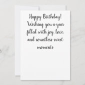 Birthday-kaart Kaart (Achterkant)