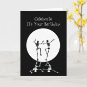 Birthday-kaart Kaart (Gele Bloem)