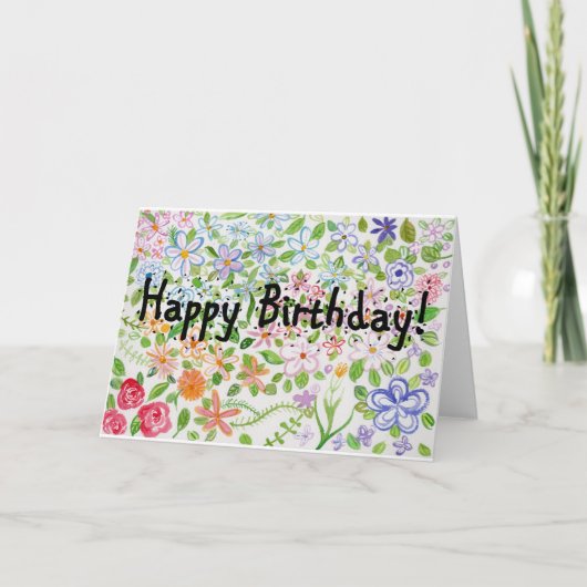 Birthday-kaart Kaart (Voorkant)