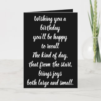 BIRTHDAY-KAART KAART