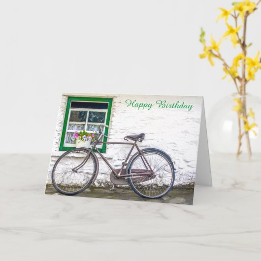 Birthday-kaart Kaart (Gele Bloem)