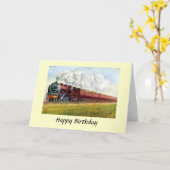 Birthday Kaart - LMS "Royal Scot" (Gele Bloem)
