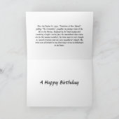 Birthday Kaart - LNER "The Coronation". (Binnen)