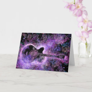 Birthday Kaart Magic Guitar Music