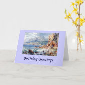 Birthday Kaart - Menton (Gele Bloem)