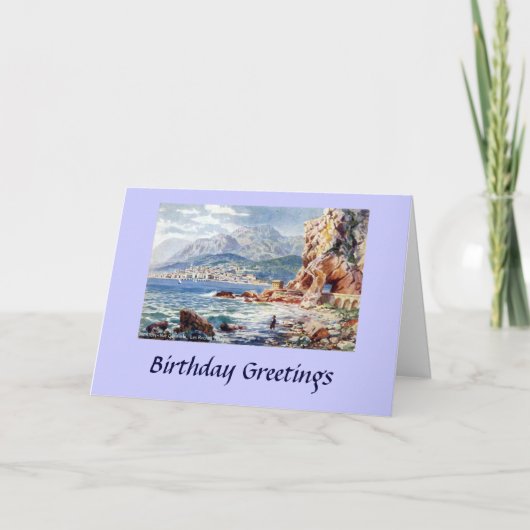 Birthday Kaart - Menton (Voorkant)