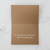 Birthday-kaart met elk kaart (Binnen)