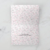 Birthday-kaart met roze en zwarte verf kaart (Binnen)