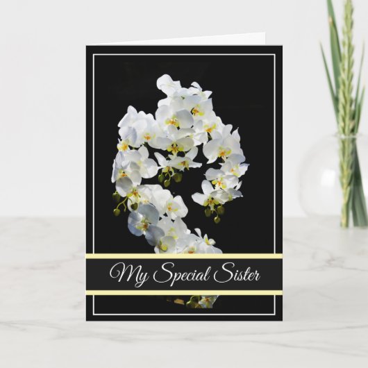 Birthday Kaart-Mijn speciale zuster Kaart (Voorkant)