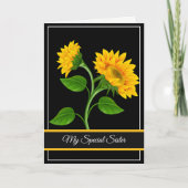 Birthday Kaart-Mijn speciale zuster Kaart (Voorkant)