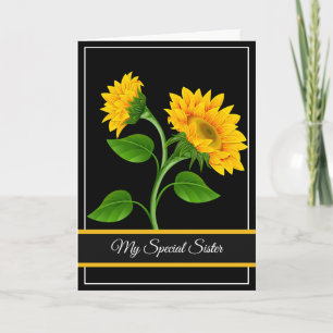 Birthday Kaart-Mijn speciale zuster Kaart