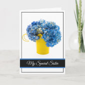 Birthday Kaart-Mijn speciale zuster Kaart (Voorkant)