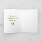 Birthday Kaart "Misty Black Horse" (Binnen)