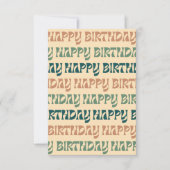 Birthday Kaart - Multi (Voorkant)