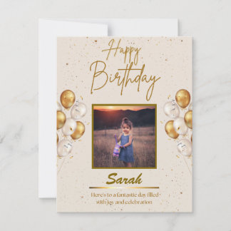 Birthday-kaart Notitiekaartje