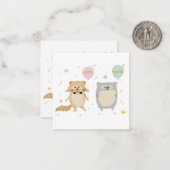 Birthday-kaart Notitiekaartje (Voorkant / Achterkant in situ)