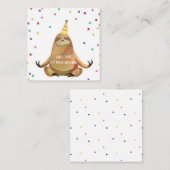 Birthday-kaart Notitiekaartje (Voorkant / Achterkant)