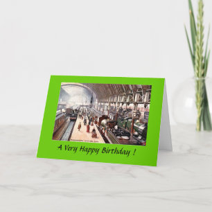 Birthday Kaart - Paddington Station, Londen