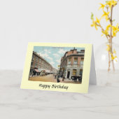 Birthday Kaart - Putney, Londen (Gele Bloem)