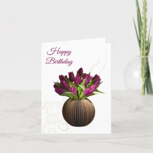 Birthday Kaart — Tulpen