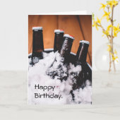 Birthday-kaart van de lijst met beenmerkers kaart (Gele Bloem)