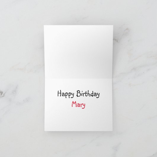 Birthday Kaart van een kind (Binnen)