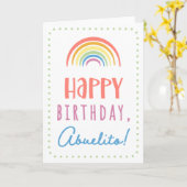 Birthday Kaart voor Abuelito (Gele Bloem)
