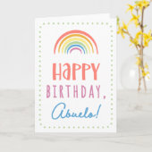 Birthday Kaart voor Abuelo (Gele Bloem)